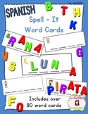 Spell-It Open Syllable Word Cards (Spanish)