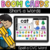 Spell a CVC Word (SHORT A) - Digital Task Cards - Boom Cards