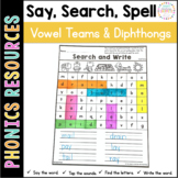 Spell and Search: Vowel Teams