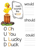 Spell -ould words with Oh You Lucky Duck