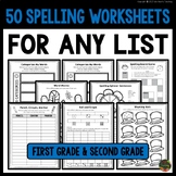 Spelling Activities for Any List of Words (50 Spelling Wor