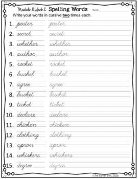 Spelling: 4th Grade - Into Reading HMH (Houghton Mifflin Harcourt ...