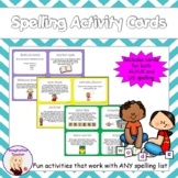 Spelling Activity Cards