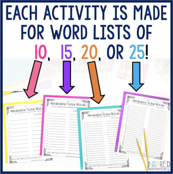 Spelling Activities FREEBIES! by Inspired Elementary | TpT