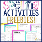 Spelling Activities FREEBIES!