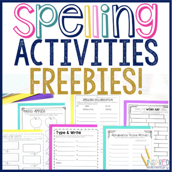 Preview of Spelling Activities FREEBIES!