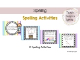 Spelling Activities Literacy Rotations