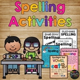 Spelling Activities POSTERS | Word Study | Any Word List |
