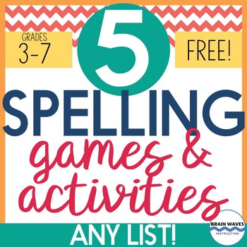 Preview of Spelling Activities, Spelling Games, Spelling Review, Spelling Fun