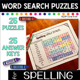 Spelling Activities Word Searches for Centers or Fast Finishers