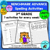 Benchmark Advance 3rd Grade Spelling Activities - Spelling