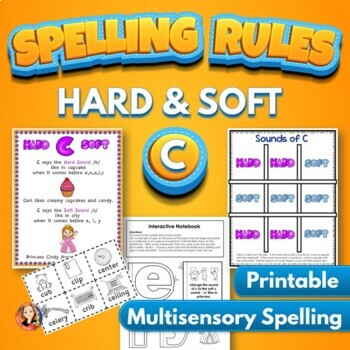 Preview of Spelling Activities for Hard and Soft C