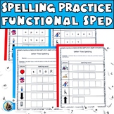 Spelling Activities SPED Word Practice List Functional Int