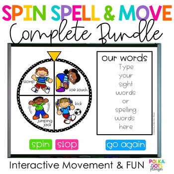 Preview of Spelling Activities for any list of words BUNDLE | Digital