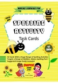 Spelling Activity Task Cards- 42pc