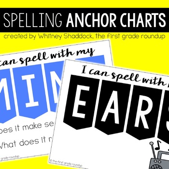 Preview of Spelling Anchor Charts