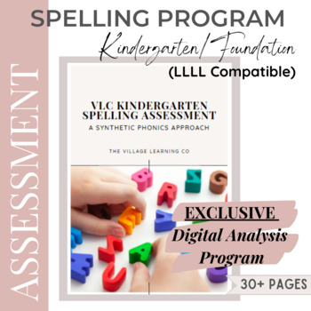 Spelling Assessment K-1 | Synthetic Phonics | LLLL | Exclusive Digital  Analysis