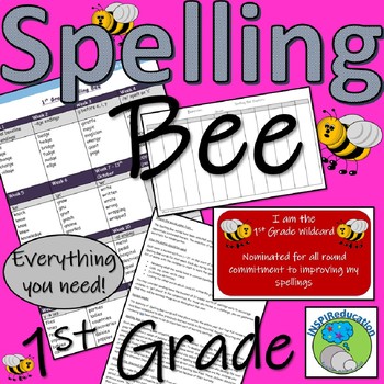 Preview of Spelling Bee - 1st Grade - All You Need!