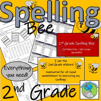 Preview of Spelling Bee - 2nd Grade, All you need to develop your own (176 pages)