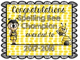 Spelling Bee Certificate (2018-2019)