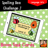 Spelling Bee Challenge J Boom™ Cards with printable word list