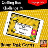 Spelling Bee Challenge M Boom™ Cards with printable word list
