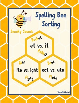 Preview of Spelling Bee Sorting