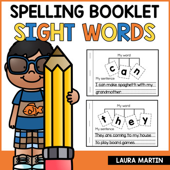 Spelling Booklet Editable by Laura Martin | Teachers Pay Teachers