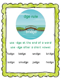Spelling Bridge!  Orton Gillingham based Multisensory acti
