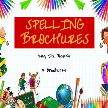 Preview of Spelling Brochures 2nd Six Weeks