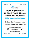 Spelling Buddies 20 Printable Word Family Phonics Poems wi