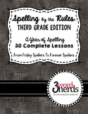 Spelling Bundle - 30 Ready-to-Go Spelling Lessons - Third Grade