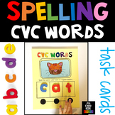 Spelling CVC Word Task Cards
