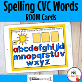 Spelling CVC Words Boom Cards Distance Learning