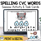 Spelling CVC Words Seesaw Activity Digital Center