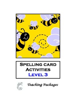 Preview of Spelling Card Activities Level 3