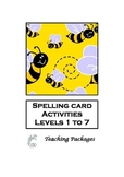 Spelling Card Activities Levels 1 to 7