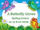 Journeys A Butterfly Grows Flipchart Spelling Centers for 