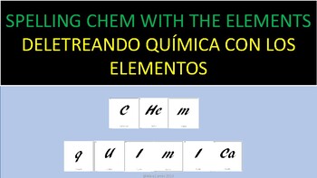 Preview of Spelling Chem with the elements