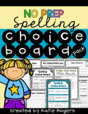 Spelling Choice Boards