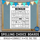Spelling Choice Boards Any List Word Practice Activities
