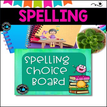 Preview of Spelling Practice Activities Any List Choice Board Word Work Vocabulary