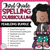 Spelling Curriculum: Yearlong Bundle THIRD GRADE