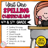 Spelling Curriculum with Activities: Unit 1 FOURTH & FIFTH GRADE