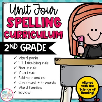 Preview of Spelling Curriculum: Unit 4 SECOND GRADE