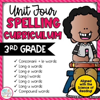 Preview of Spelling Curriculum: Unit 4 THIRD GRADE