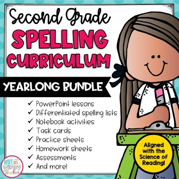 Preview of Spelling Curriculum: Yearlong Bundle SECOND GRADE