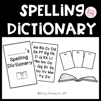 Preview of Spelling Dictionary BOOKLET!