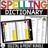 Spelling Dictionary Digital and Print Bundle