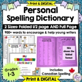 Spelling Dictionary for Younger Students PRINT & DIGITAL  